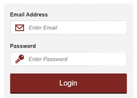 Older online shop login screen